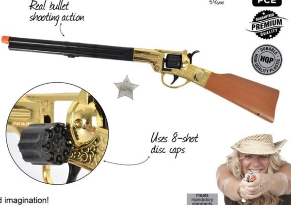 Wild West Cap Gun Rifle 54cm